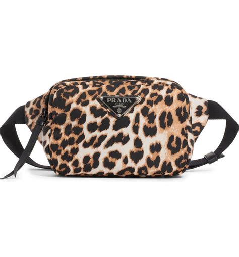 prada leopard belt bag|prada bum bag women's.